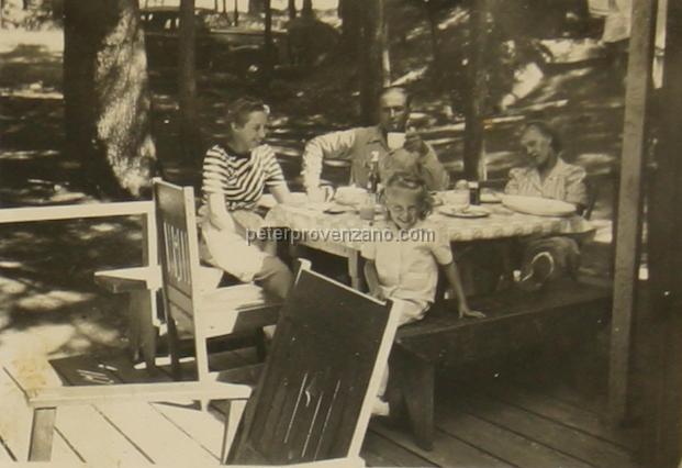 Peter Provenzano Photo Album Image_copy_187.jpg - Fay Provenzano vacationing at Lake Tahoe during the sumer of 1942 with with her husband Peter and the Schiro family.